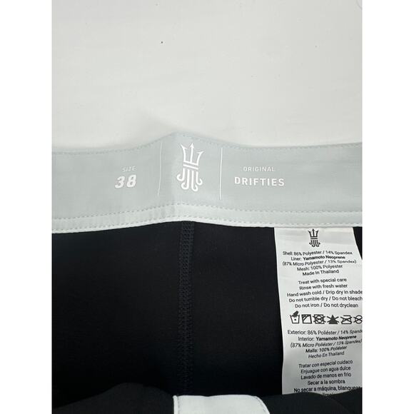 Driftline Men's Blue Wetsuit Lined Boardshorts Thunderstorm Size 38 - Picture 7 of 11